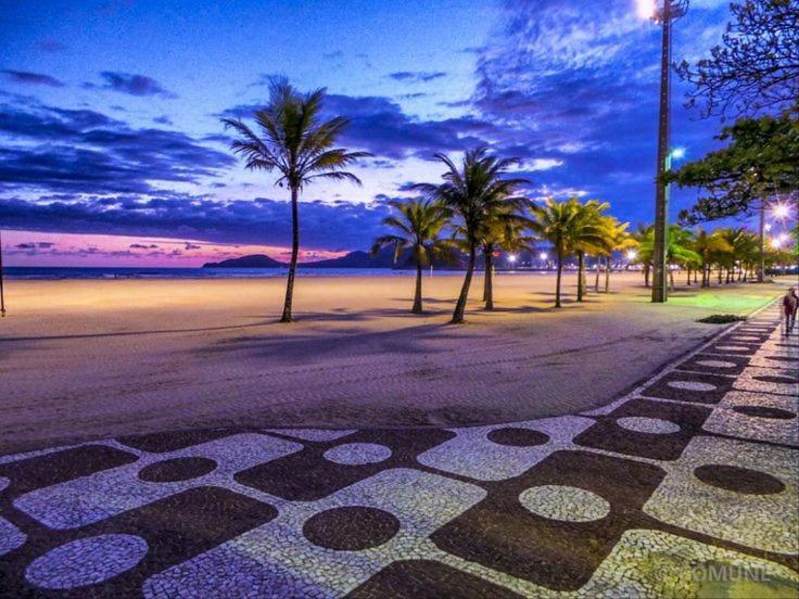 Sala Living Em Predio Familiar Na Av Da Praia Santos  Exterior photo