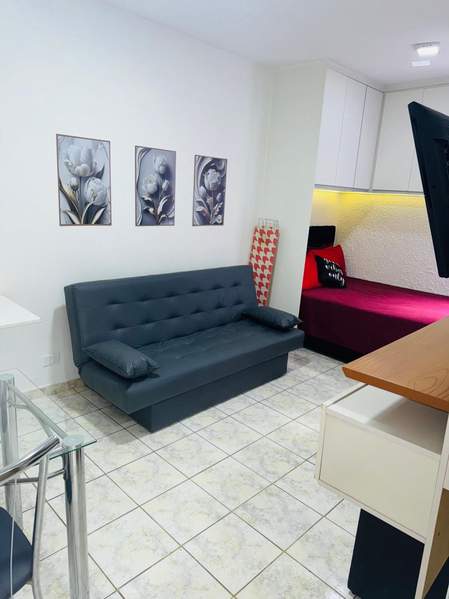 Sala Living Em Predio Familiar Na Av Da Praia Santos  Exterior photo
